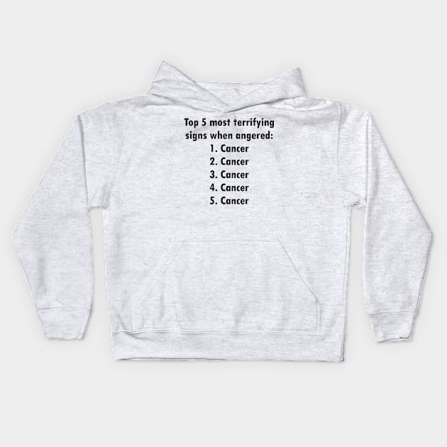 Cancer meme Kids Hoodie by psanchez